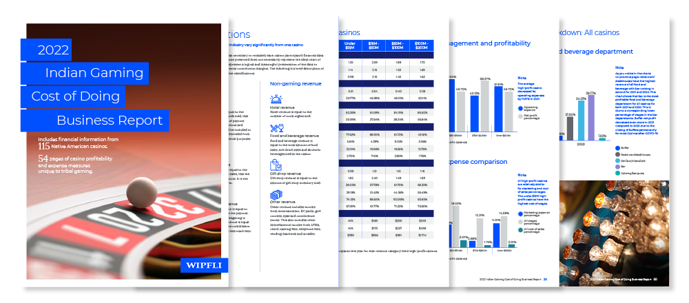 2022 Indian Gaming Cost of Doing Business Report